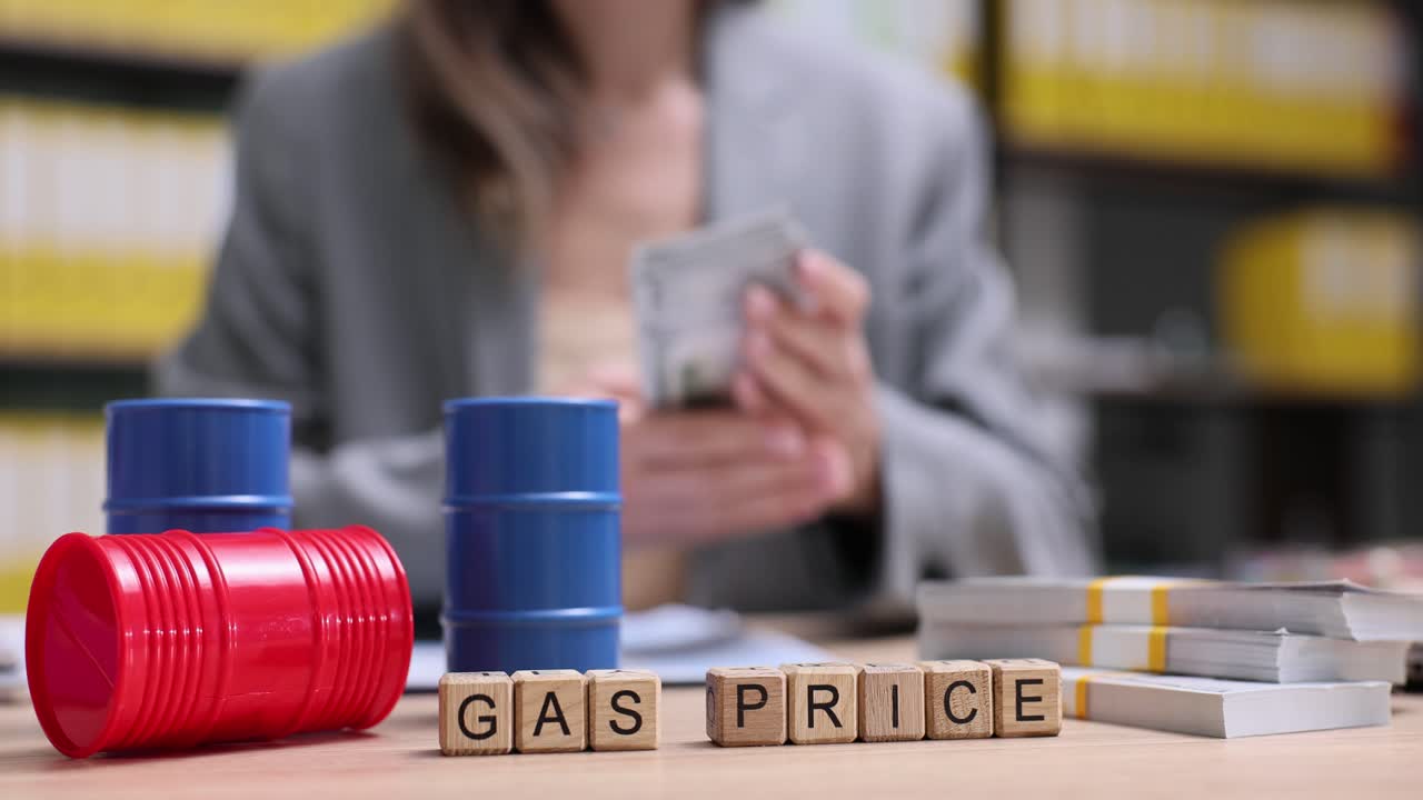 Gas price and inflation concept