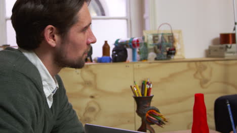 Two 3D designers having a creative meeting, close up, shot on R3D