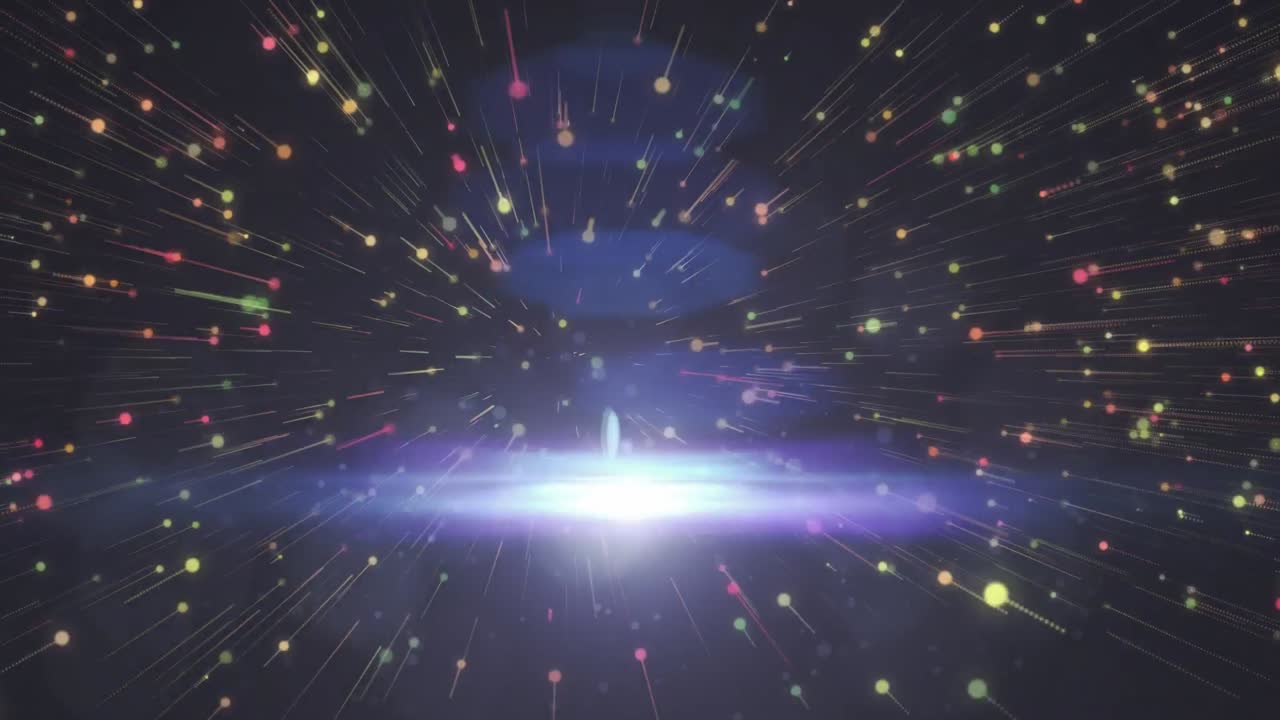 반 ⁇ 이는 불빛 위에 반 ⁇ 이는 불빛 패턴의 애니메이션