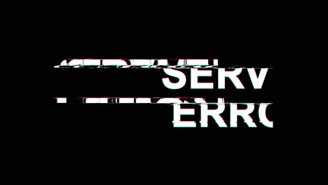 mensaje de error del servidor