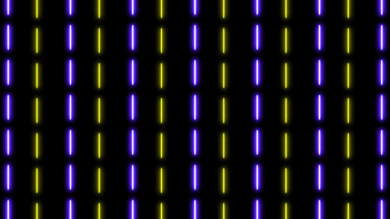 Abstract creative neon lines, bars LOOP animation.