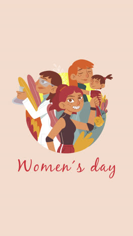 women's day celebration illustration