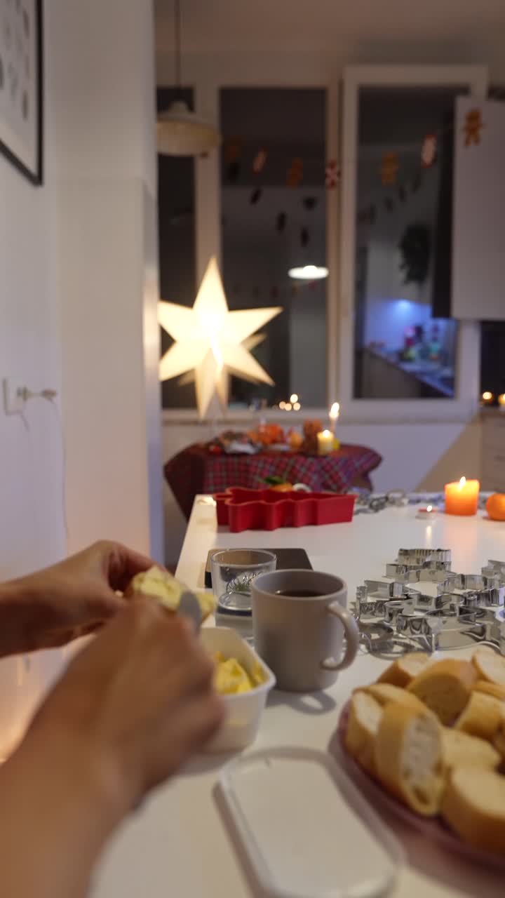 Images of food and people