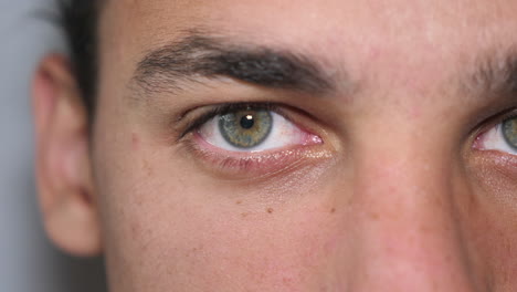 el ojo masculino de primer plano