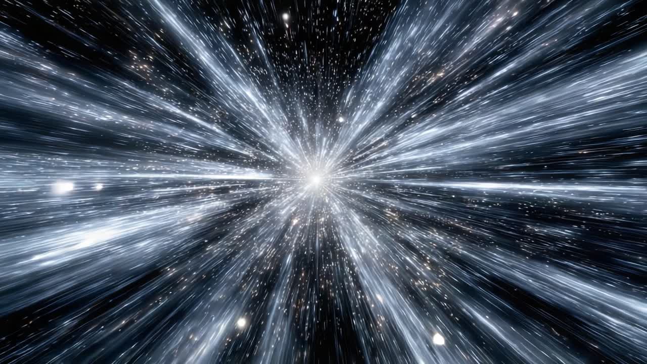 A Stunning Visual Journey Through Space: Encountering the Cosmic Warp of Light and Stars as They Radiate from the Heart of the Universe in Striking Detail