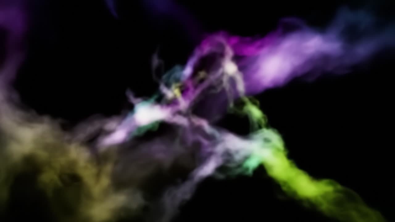 Colorful Abstract Smoke Nebula