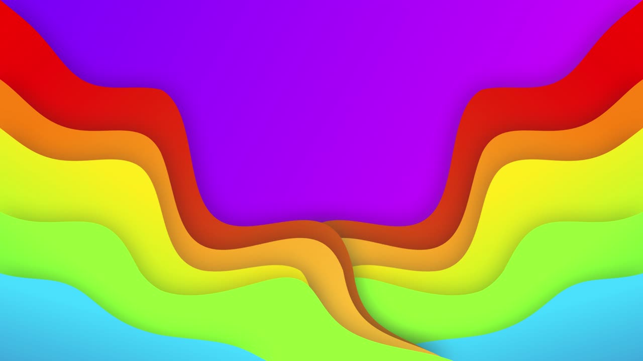 3d rows of colorful stripes rippling wave gradient motion geometric patterns advertising marketing