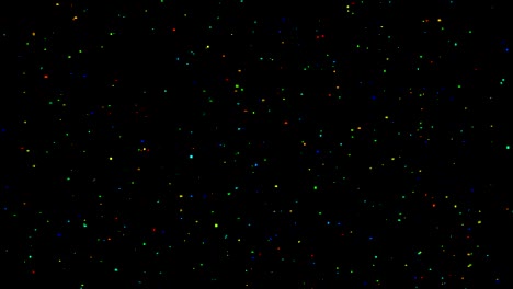confetti salute exploding in air on isolated black background. visual effect decorate overlay particle ornament element concept. happy new year anniversary celebrate event. 4k vfx footage motion video