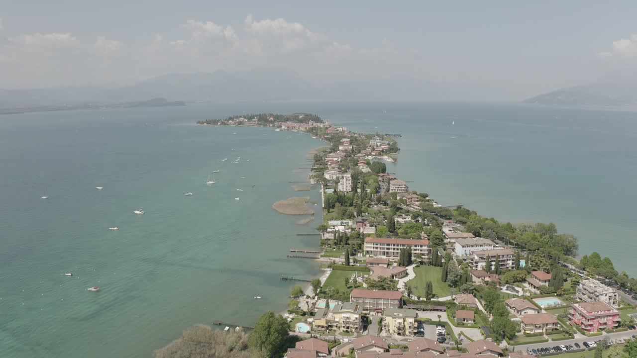 toma de croacia drone de la costa en 4k
