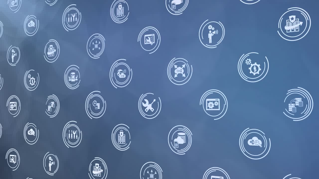 Illustration of web icon set