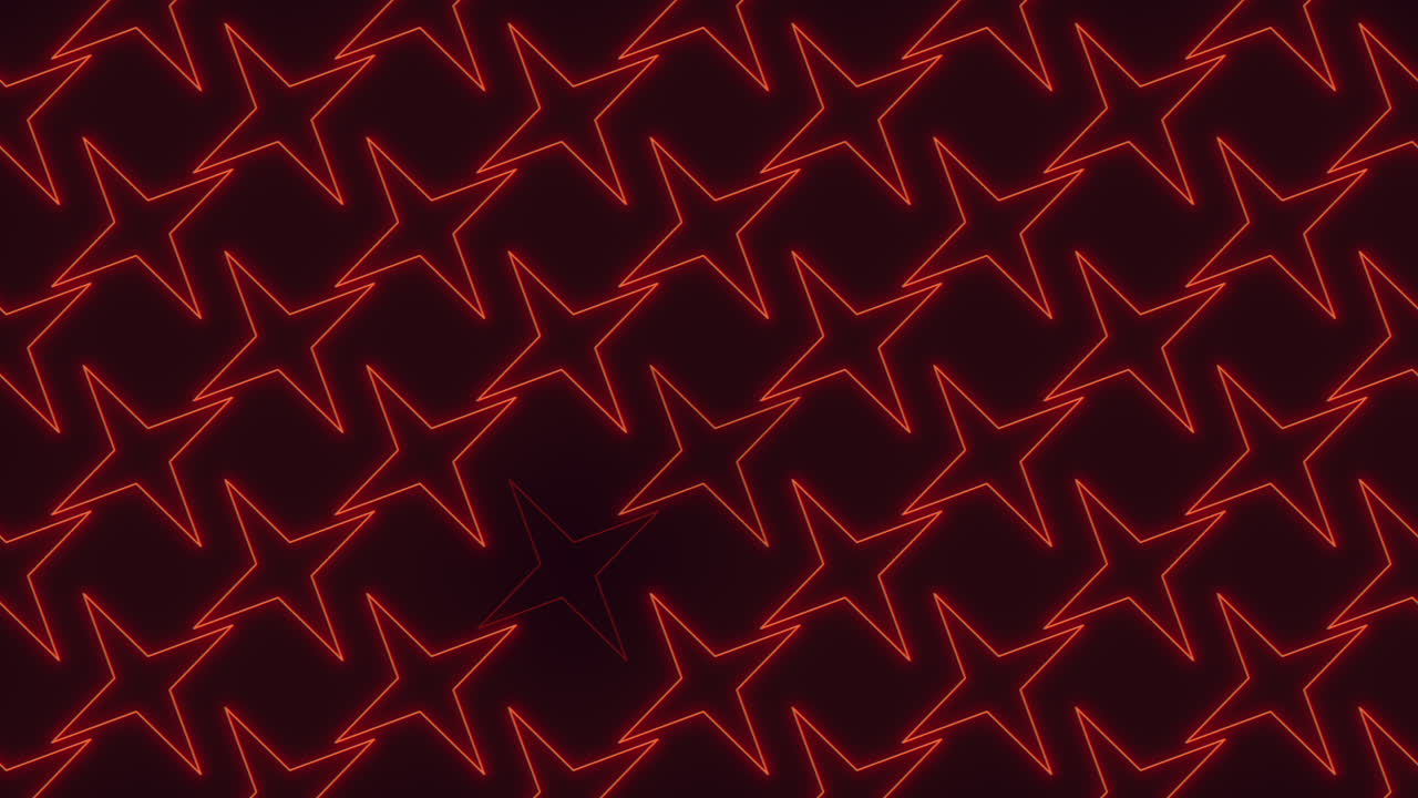 Geometric red star pattern on black background - striking and modern design