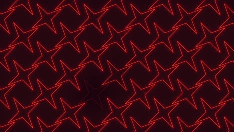 Geometric red star pattern on black background - striking and modern design