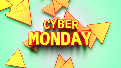 Cyber-Monday-on-triangles-geometric-pattern