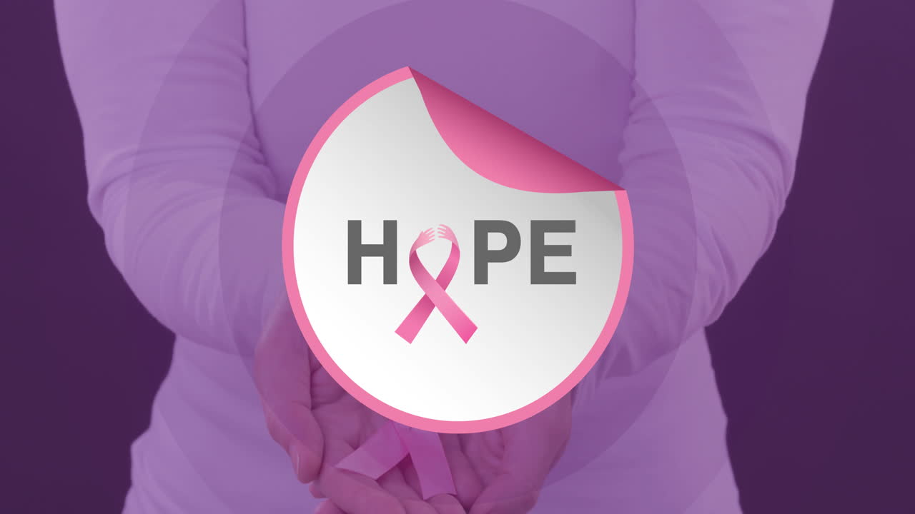 백인 여성에 대한 유방암 인식 텍스트의 애니메이션