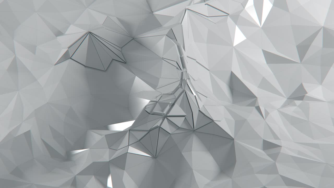 белая абстрактная волна фона. мягкая световая петля чистый минимальный рисунок, анимированный 3d рендеринг фона для деловой презентации. клетки движутся. uhd бесшовный цикл.