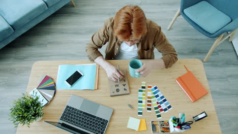 creative designer at work