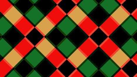 graphic 2d video pattern with rhombuses moving to the lower right.