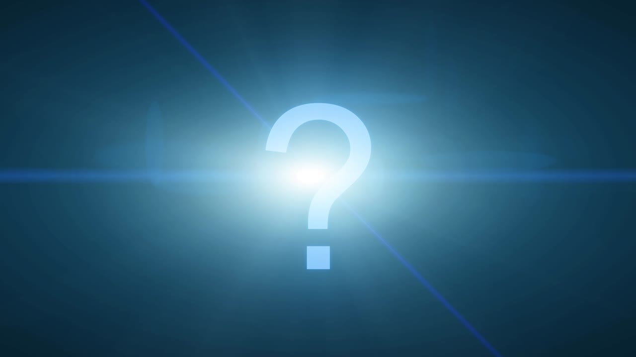 질문표가 폭발하여 글자, 숫자, 전환 아이디어, 도움, faq 답변을 형성합니다.