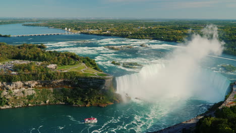 Niagara-Fluss-Und-Hufeisenfälle