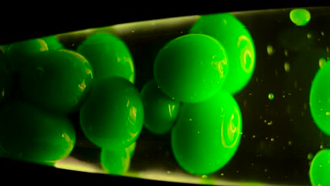 green lava lamp bubbles