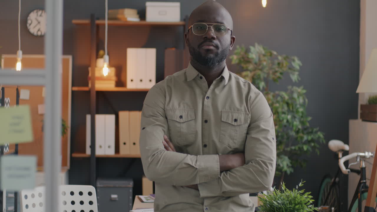 Man in modern office