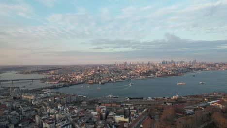 vista aérea de la ciudad de estambul