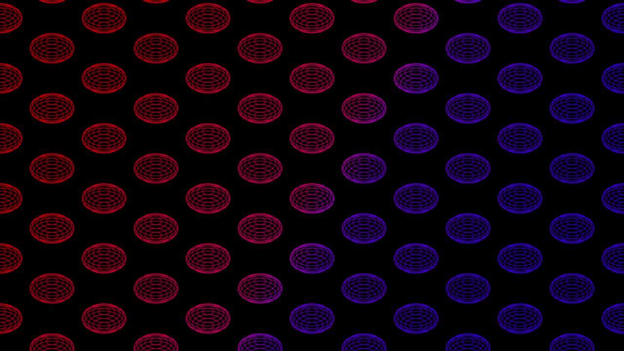 Abstract line 3D virtual isometric sphere lighting moving, Technology network digital data transfer concept design, glowing on black background seamless looping animation 4K with matte alpha channel