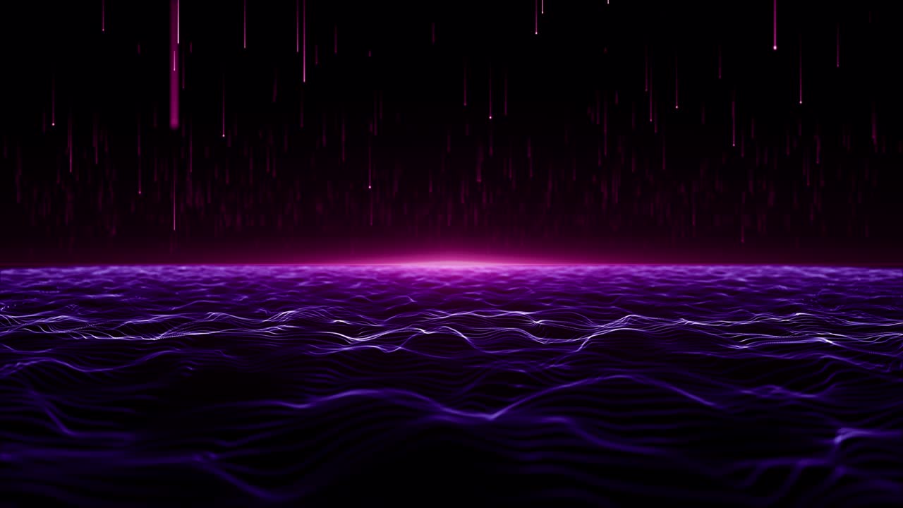 Particles dust abstract light bokeh motion titles cinematic background loop