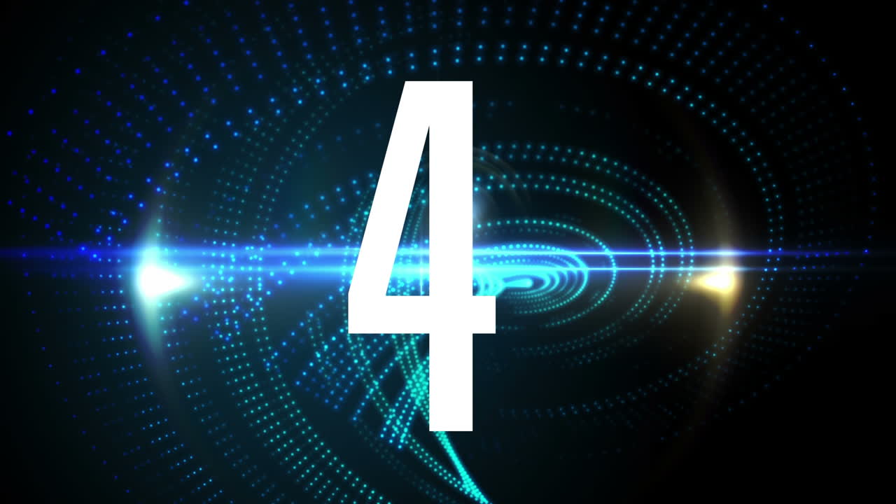 Animated countdown video