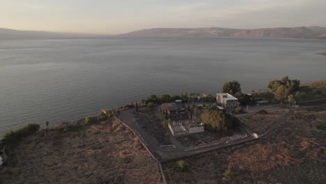 Imágenes-Aéreas-Del-Mar-De-Galilea-Y-Caperneum-En-Israel