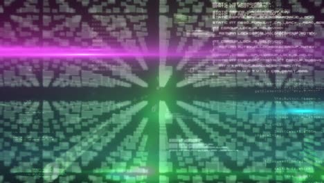animación del candado de seguridad en línea, procesamiento de datos sobre la red