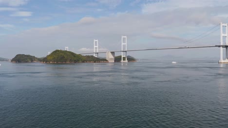 4k 구루시마 해협대교 공중 풀백 공개 샷