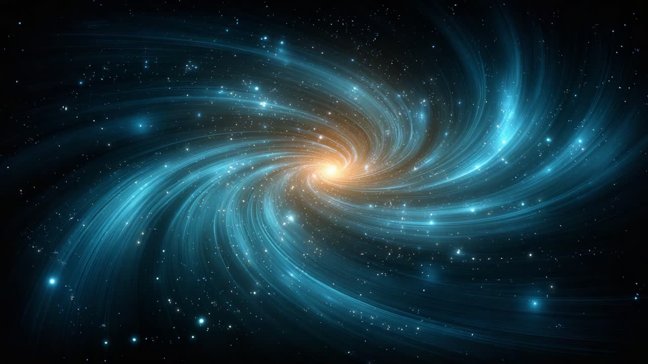 A Captivating Cosmic Journey: Exploring the Vast Swirls of a Galaxy with Radiant Colors and Dazzling Stars Lighting Up the Infinite Universe