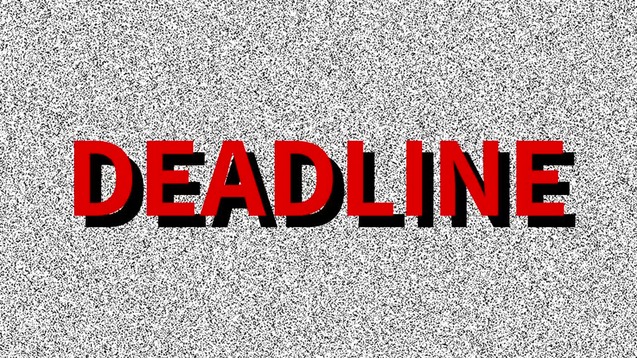 시한. 시끄러운 오래된 화면에서 문제에 대한 단어. 루핑 vhs 간섭. 빈티지 애니메이션 배경. 4k 영상