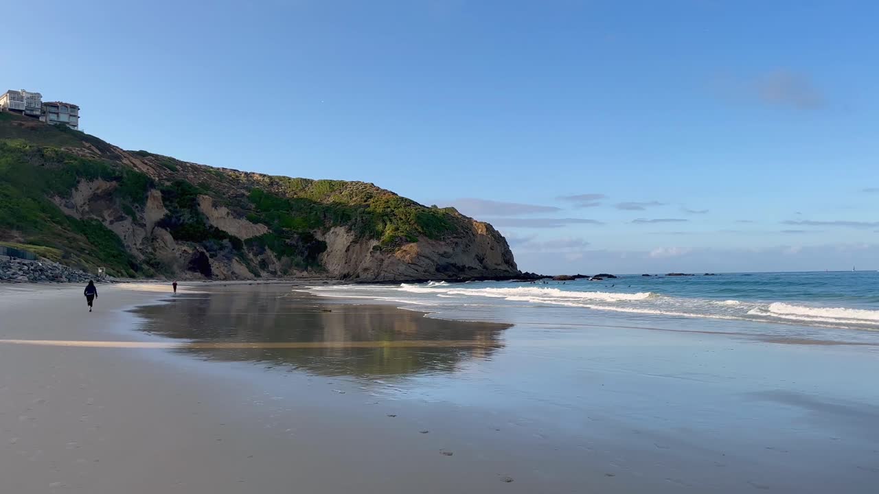 un hermoso amanecer en dana point, california