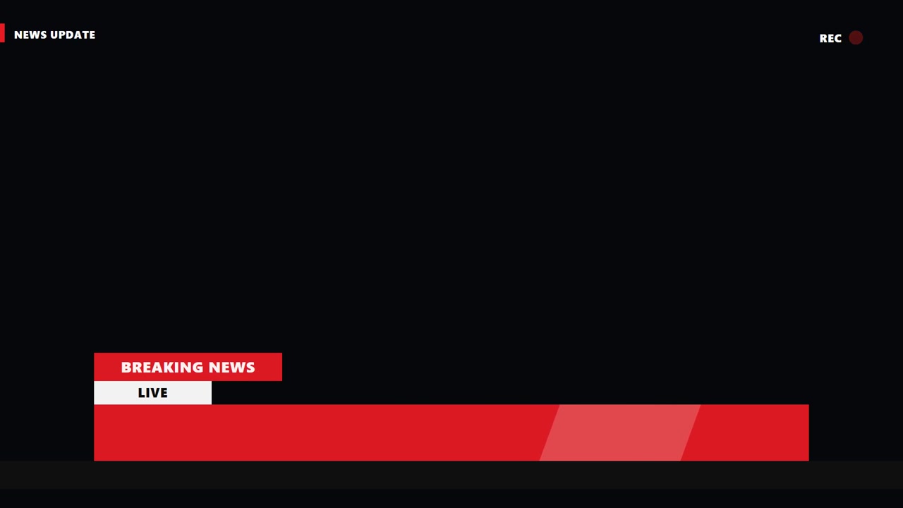 Grafisk animation til live breaking news-udsendelse