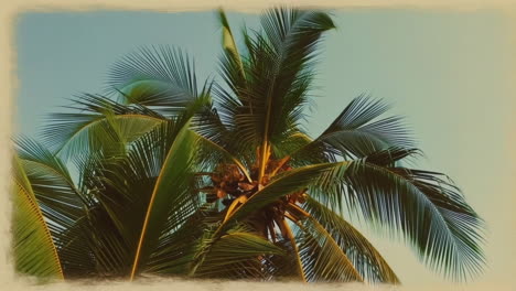 palm tree canopy