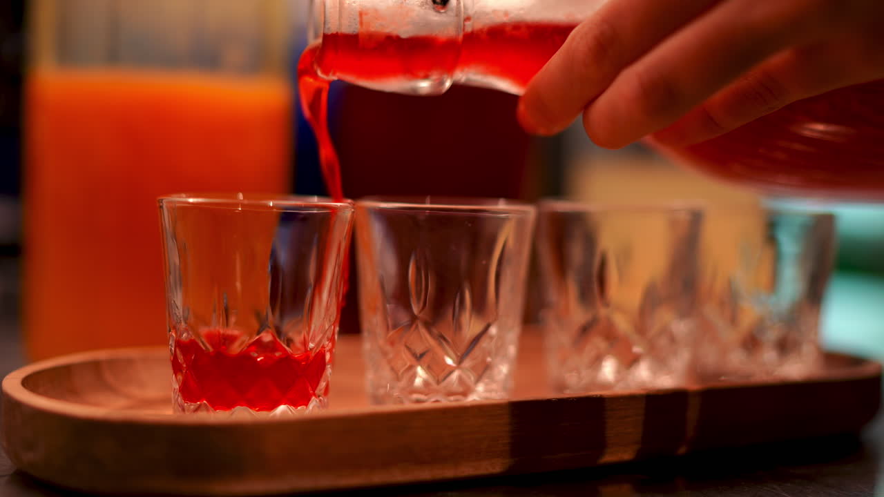 빨간 테일을 부어