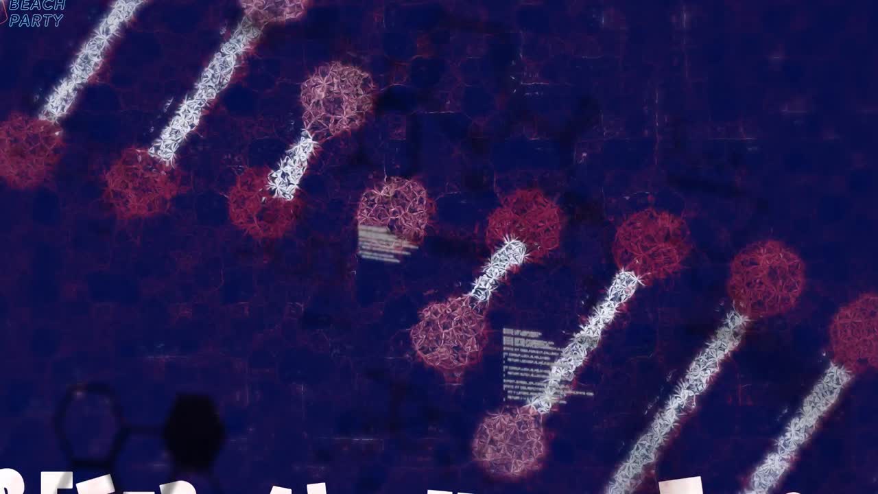 animación del procesamiento de datos sobre el hilado de cadenas de adn