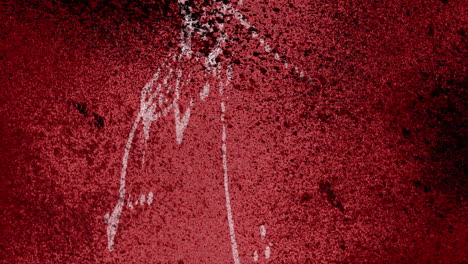 gritty red and black background with paint splatters