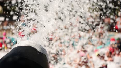 foam party fun with a foam cannon