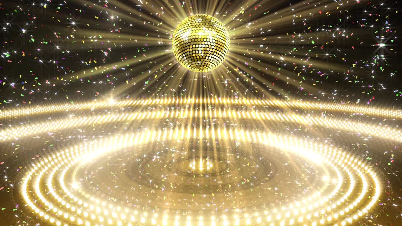 거울 공 디스코 조명 클럽 댄스 파티 반이는 배경