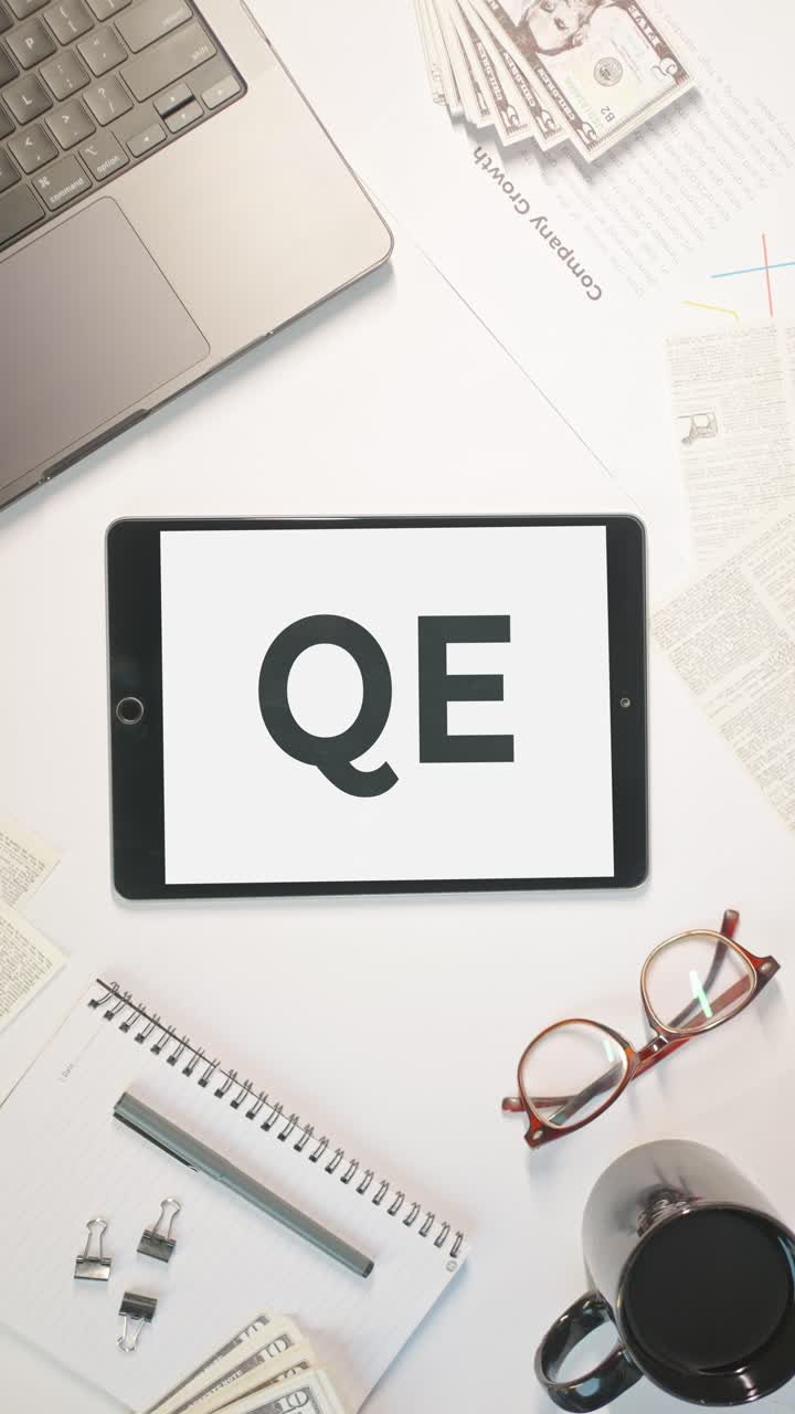 VERTICAL VIDEO OF QE DISPLAYING ON A TABLET SCREEN