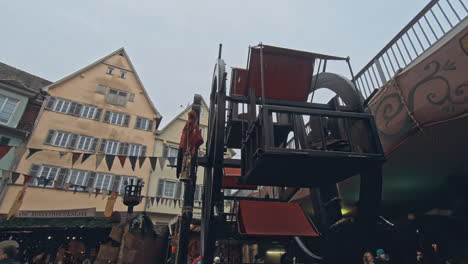 people are visiting the christmas market