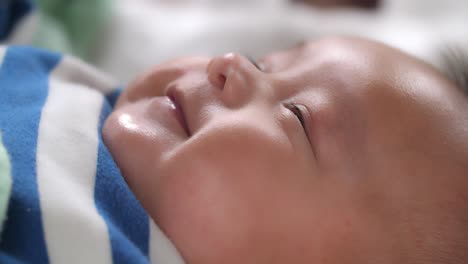 happy baby face, video in 4k