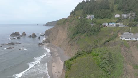 cinematic drone footage of the oregon coast, perfect for weddings and special events