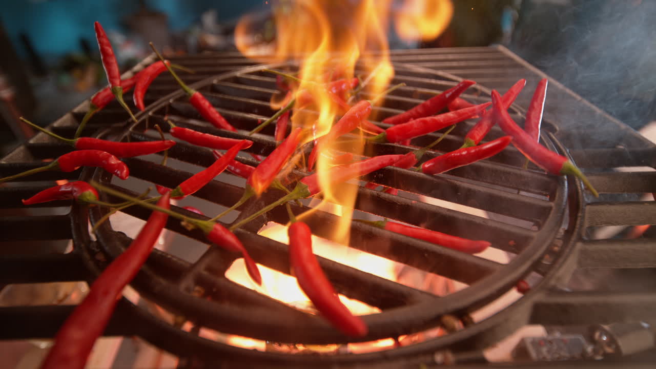 그릴 된 칠리 페퍼