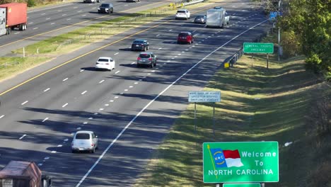 welcome to north carolina state line