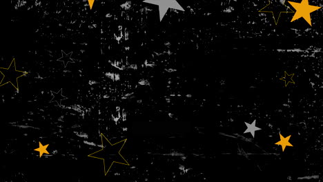 Motion-abstract-yellow-and-grey-stars-colourful-grunge-background