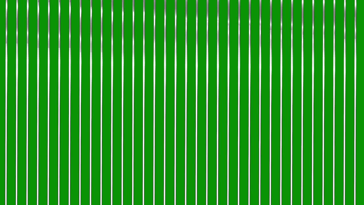 rayas brillantes gráficos de movimiento con fondo de pantalla verde